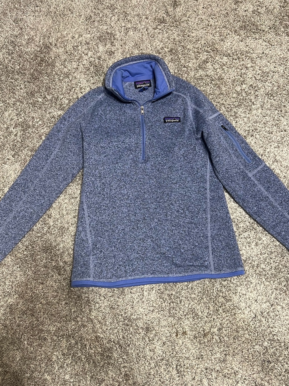 Patagonia Women’s Quarter-Zip Fleece Pullover - Blue